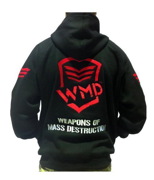 WMD FIGHT GEAR HOODIE | STREET GYM WEAR JUMPER JACKET MMA CLOTHING UFC - sweatcentral
