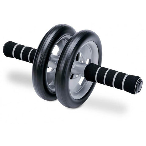 Image of BODYWORX AB ABDOMINAL DUAL WHEEL EXERCISER FITNESS AB ROLLER - sweatcentral
