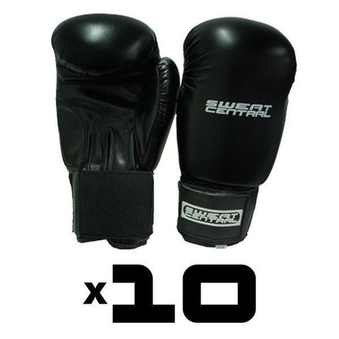 10x FULL SIZE BOXING BAG GLOVES PERSONAL TRAINING PACK - sweatcentral