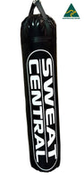 5ft SWEAT CENTRAL AUSSIE MADE BOXING PUNCHING BAG KICKBOXING MMA BLACK - sweatcentral