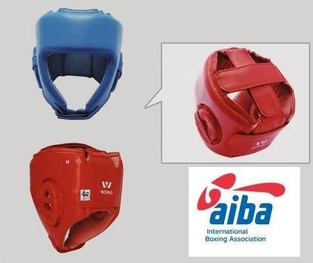 AIBA APPROVED BOXING HEAD GUARD LEATHER HEAD GEAR - sweatcentral