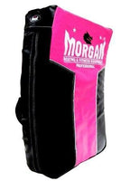 HEAVY DUTY LARGE CURVED PUNCH KICK STRIKE & HIT SHIELD - PINK MMA KICK BOXING PAD - sweatcentral