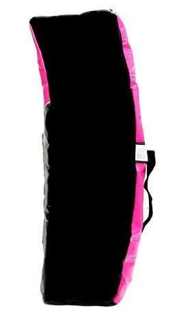 HEAVY DUTY LARGE CURVED PUNCH KICK STRIKE & HIT SHIELD - PINK MMA KICK BOXING PAD - sweatcentral