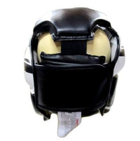 MORGAN FULL COMBAT STYLE FULL FACE HEAD GUARD BOXING PROTECTOR HEAD GEAR - sweatcentral