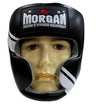 MORGAN PROFESSIONAL LEATHER FULL FACE HEAD GUARD HEAD GEAR PROTECTIVE GEAR
