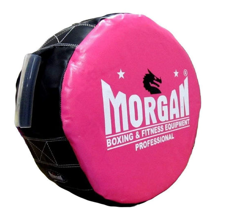 Image of MORGAN ROUND PUNCH KICK SHIELD WITH HANDLES - sweatcentral