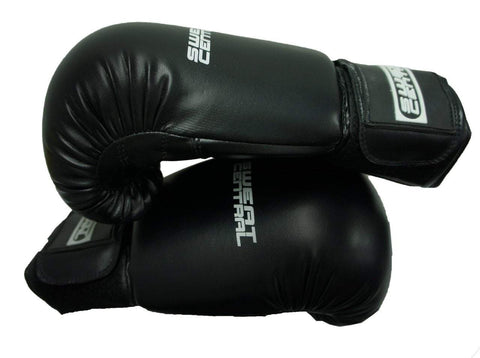 Image of SWEAT CENTRAL BOXING KICKBOXING PUNCHING BAG SPARRING GLOVES - sweatcentral