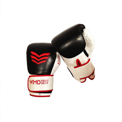 Image of WMD COWHIDE LEATHER BOXING GLOVES SPARRING PUNCHING MMA BAG TRAINING - sweatcentral