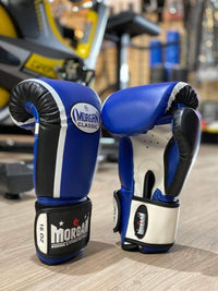 Morgan Classic Boxing Kickboxing Punching Bag Sparring Gloves 16oz - sweatcentral