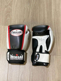 Morgan Classic Boxing Kickboxing Punching Bag Sparring Gloves 16oz - sweatcentral