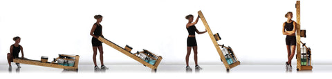 Image of WATERROWER NATURAL INDOOR ROWING MACHINE CARDIO WATER ROWER USA MADE - sweatcentral