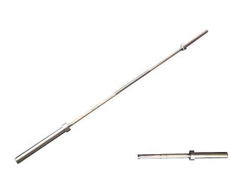 2.2m 20kg Chrome Olympic Weight Lifting Power Lifting Cross Training Barbell - sweatcentral