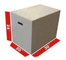 3 IN 1 PLYOMETRIC CROSS TRAINING WOODEN BOX 3 HEIGHTS