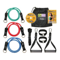 GOFIT PORTABLE ULTIMATE PRO GYM RESISTANCE EXERCISE BANDS SET - sweatcentral