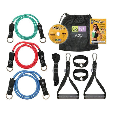 Image of GOFIT PORTABLE ULTIMATE PRO GYM RESISTANCE EXERCISE BANDS SET - sweatcentral