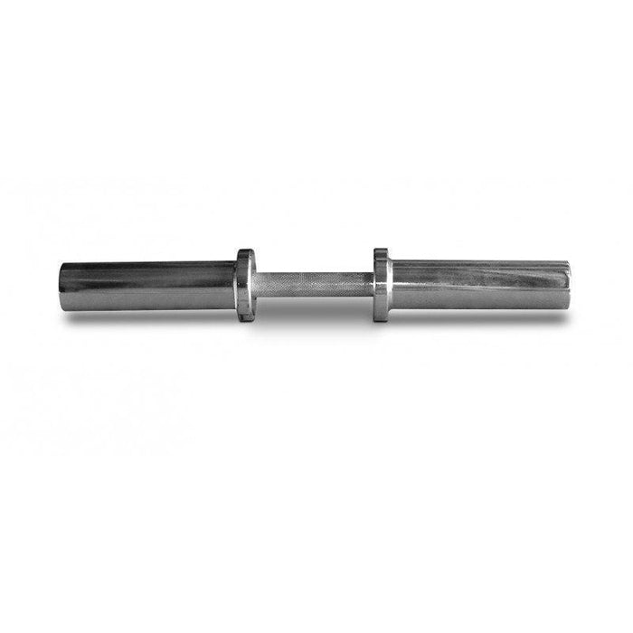 20" BODYWORX OLYMPIC WEIGHT PLATES  DUMBBELL HANDLE WITH COLLARS - sweatcentral