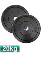 20KG OLYMPIC BUMPER GYM WEIGHT PLATES (PAIR) - sweatcentral