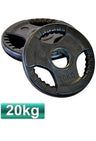 20KG OLYMPIC RUBBER WEIGHTS PLATES PAIR