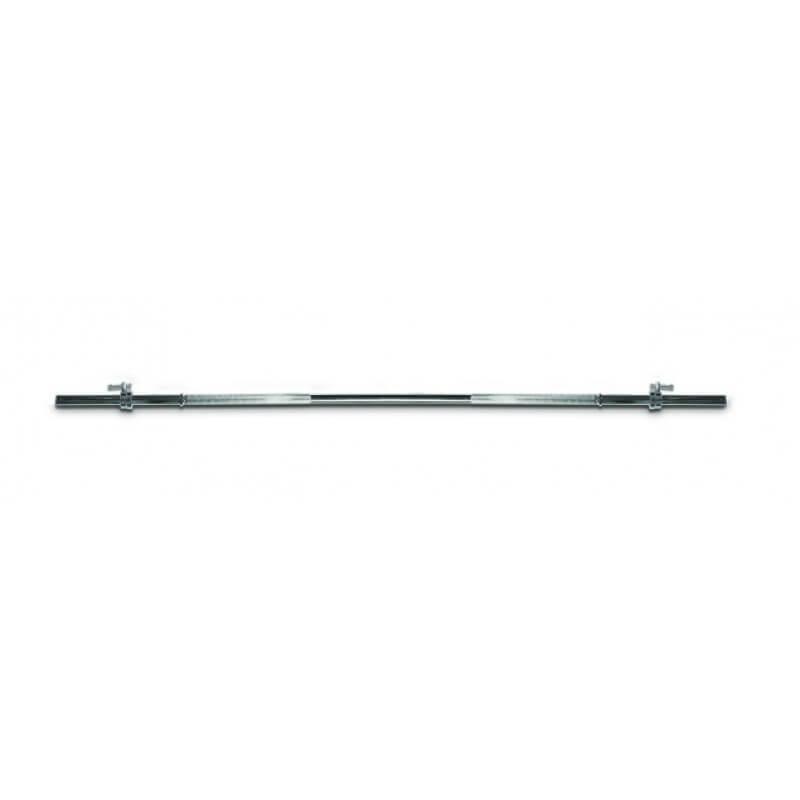 6ft 182cm STANDARD GYM WEIGHTS BARBELL 28mm Inc Collars - sweatcentral