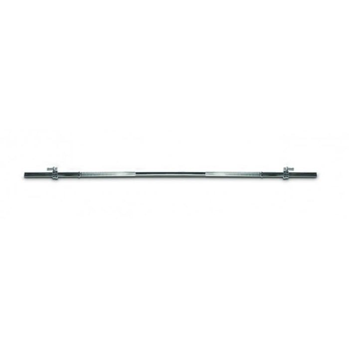 6ft 182cm STANDARD GYM WEIGHTS BARBELL 28mm Inc Collars - sweatcentral