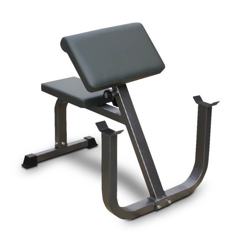 C625PC DELUXE SEATED PREACHER ARM CURL BICEP WEIGHTS BENCH - sweatcentral