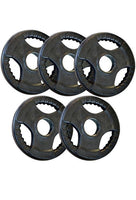 HEAVY DUTY OLYMPIC RUBBER WEIGHTS PLATES / DISCS 5 KG TO 20 KG - sweatcentral