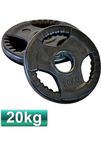 HEAVY DUTY OLYMPIC RUBBER WEIGHTS PLATES / DISCS 5 KG TO 20 KG - sweatcentral