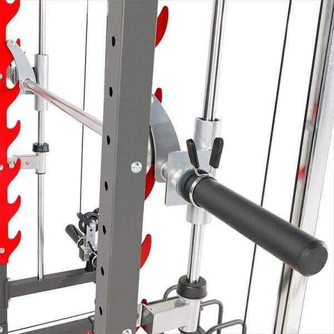 Image of MARCY MULTI FUNCTIONAL TRAINER POWER CAGE RACK & SMITH MACHINE CABLE CROSS OVER GYM ALL IN ONE - sweatcentral