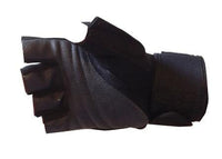 MORGAN ''SHARK'' WEIGHT LIFTING GLOVES WEIGHT LIFTING GYM GLOVES - LONG WRIST STRAP - sweatcentral