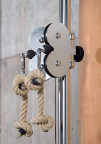 NOHrd SLIMBEAM CABLE MACHINE LAT PULL DOWN & LOW ROW SPACE SAVING MACHINE STATION - sweatcentral