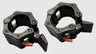 PAIR OLYMPIC BARBELL WEIGHTS BAR LOCK JAW COLLARS