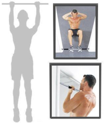 Portable Adjustable Doorway Chin Up Sit Up Pull Up Bar AUD$25
