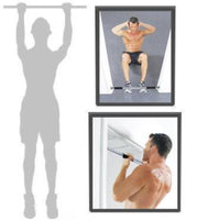 PORTABLE ADJUSTABLE EXCERCISE DOORWAY CHIN UP BAR | SIT UP BAR | PULL UPS BAR - sweatcentral