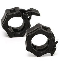 HYBRID PACKAGE: 100KG OLYMPIC BUMPER PLATES + 2.2m 1000LB OLYMPIC WEIGHTLIFTING BRASS BUSHING BARBELL + LOCK JAWS - sweatcentral
