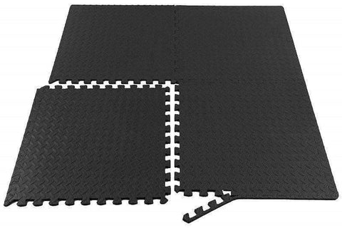Image of Gym Flooring Tiles Interlocking Jigsaw Stall EVA Mats 1m x 1m x 10mm - sweatcentral