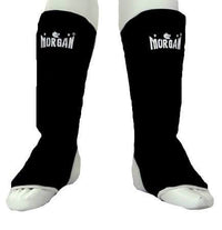 PAIR OF MORGAN ELASTIC INSTEP PROTECTORS SHIN GUARD LEG GUARD PAD DEFENDERS - sweatcentral
