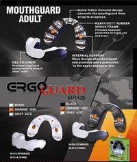 PREMIUM MOUTH GUARD SIRIUS 3 LAYER GEL MOUTH PROTECTOR - sweatcentral