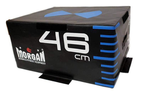 SET OF 3 MORGAN HD MODULAR FITNESS HIGH DENSITY FOAM PLYO BOX 12" + 18" + 24" - sweatcentral