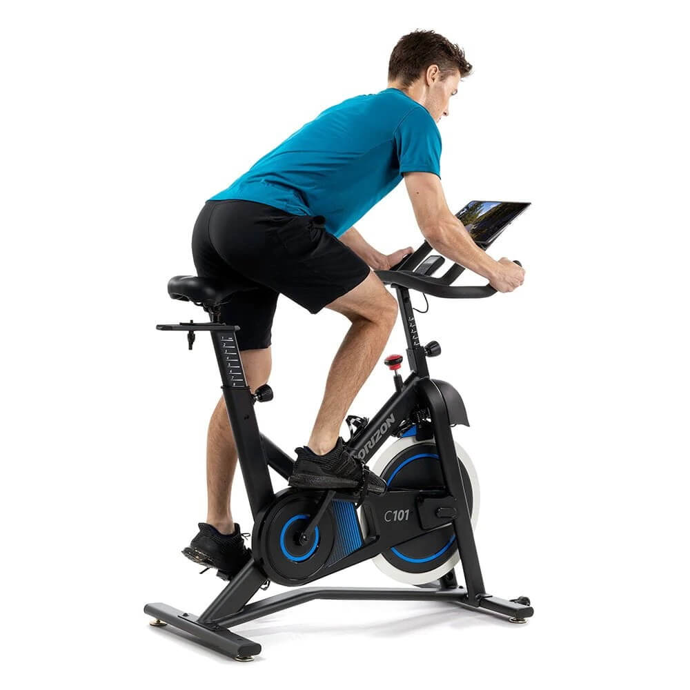 HORIZON EXERCISE GYM SPIN BIKE C101 INDOOR CYCLING SPINNING 13KG FLYWH–  Sweat Central