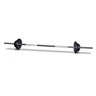 Set Of Standard 60" Spin Lock Barbell And 22.5kg Cast Iron Standard Weight Plates And Collars