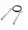 ADJUSTABLE CROSS FUNCTIONAL STEEL SPEED ROPE LIGHT FITNESS JUMP SKIPPING ROPE LONG HANDLE