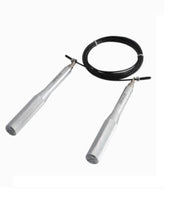 ADJUSTABLE CROSS FUNCTIONAL STEEL SPEED ROPE LIGHT FITNESS JUMP SKIPPING ROPE LONG HANDLE