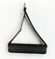 SHORT STIRRUP HANDLE FOAM GRIP CABLE PULLEY STRAP  WITH D RING CROSS STRENGTH GYM ATTACHMENT - SINGLE