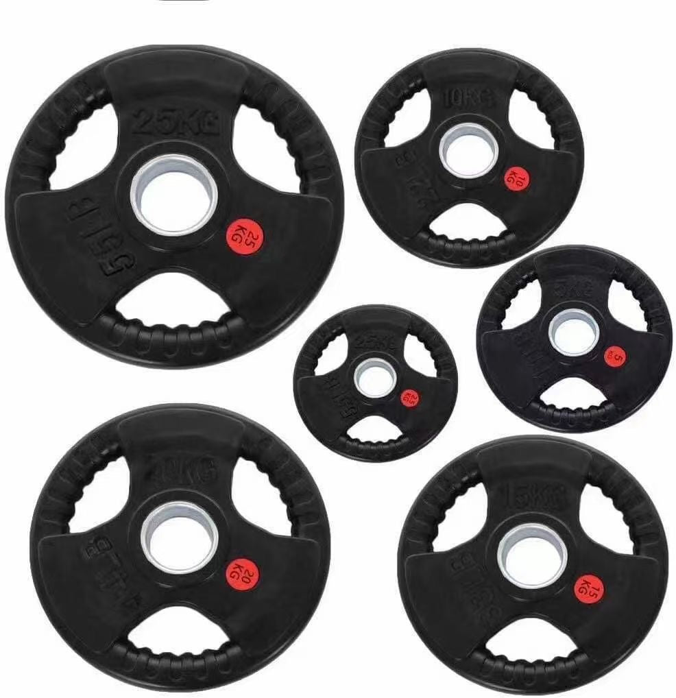100KG HEAVY DUTY OLYMPIC RUBBER WEIGHTS PLATES PACKAGE